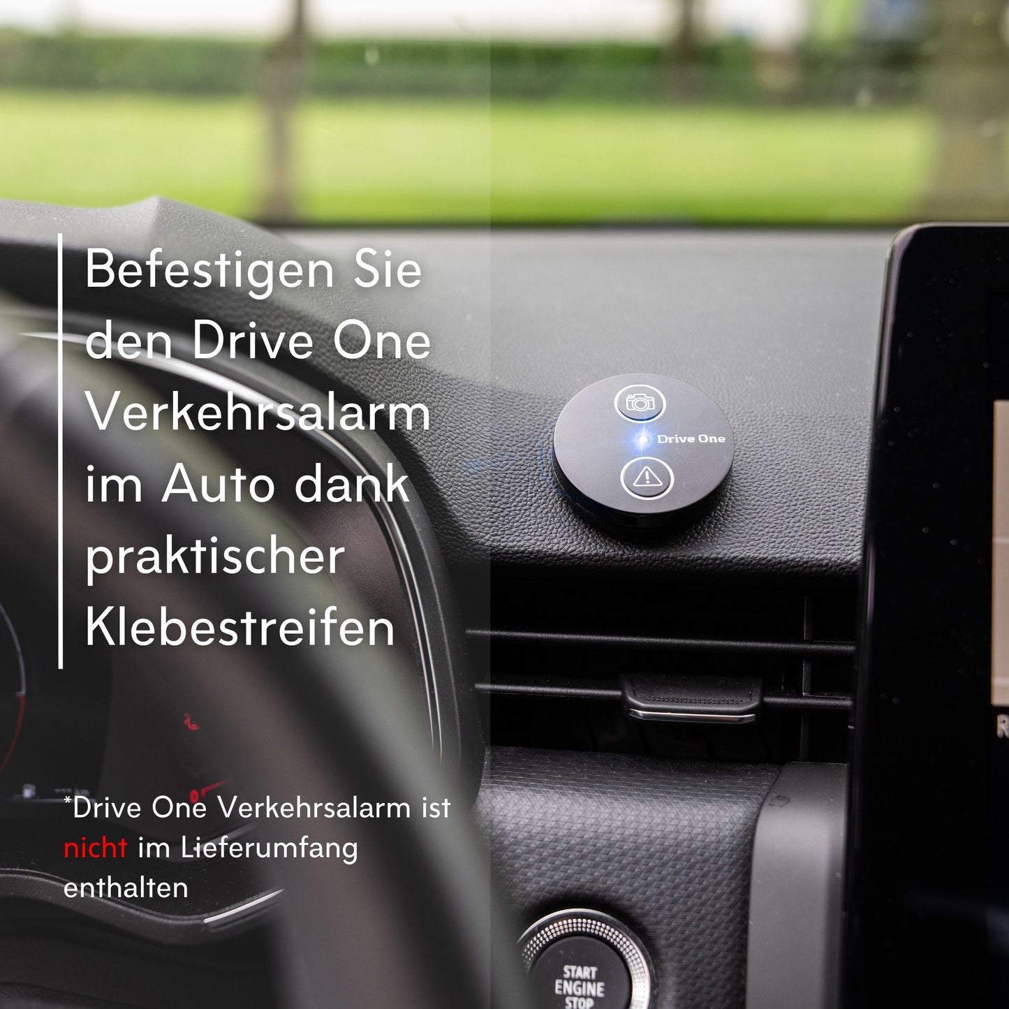 Drive One Ersatzklebepads mit Reinigungstuch