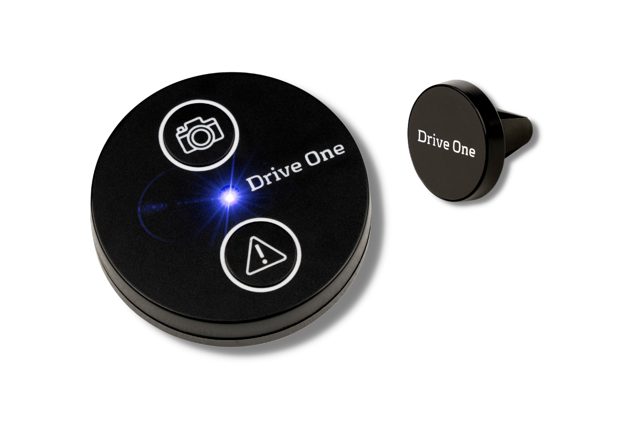 Drive One Blitzerwarner - Radarwarner + Drive One Mount für Smartphones/Verkehrsalarm - Das perfekte Duo für Dein Autozubehör – 1 Set